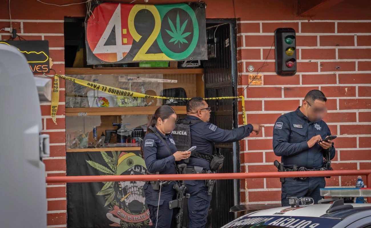 Asesinan a empleado de un local de pipas y bongas en Los Laureles