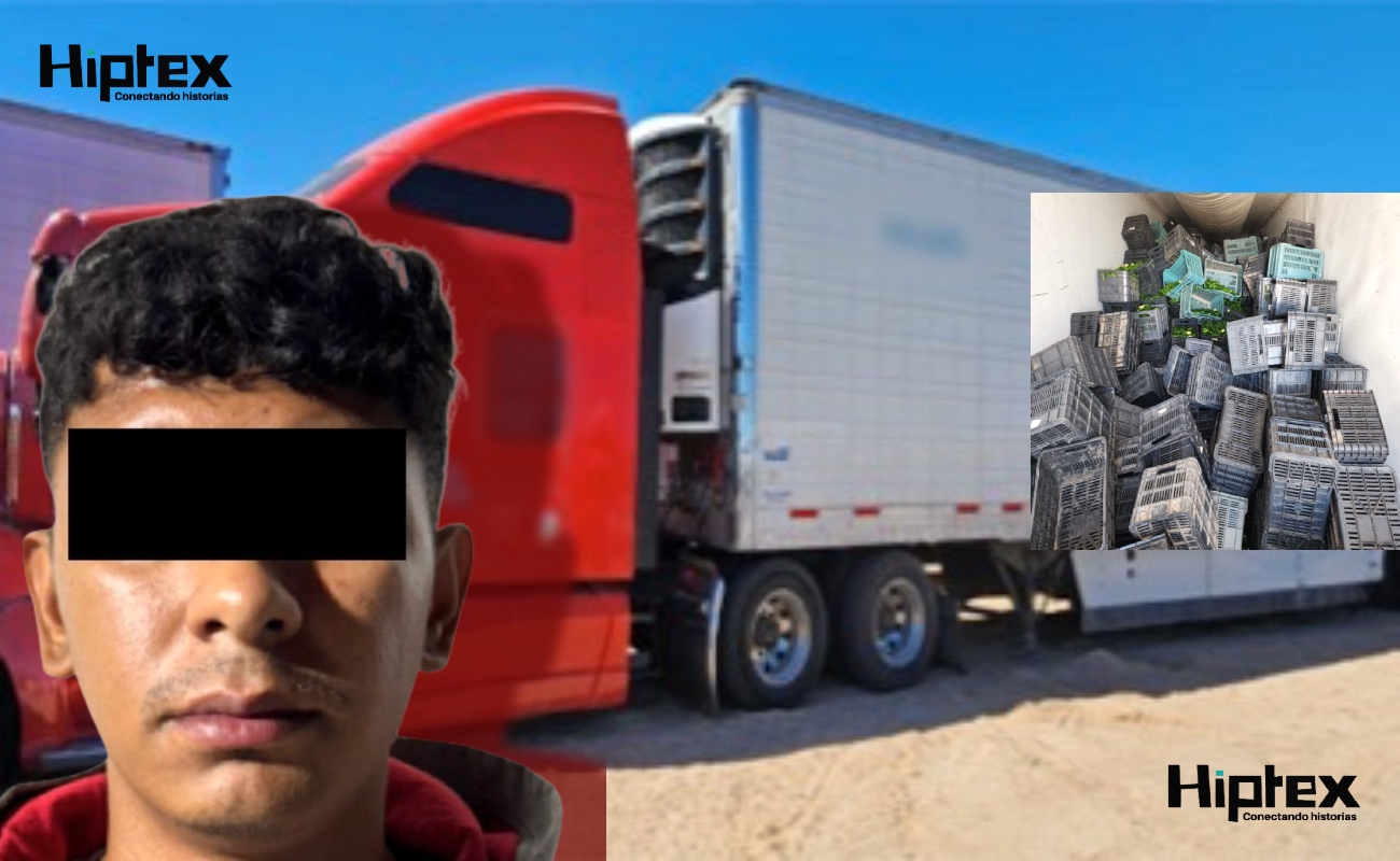 Procesan a chofer de tráiler cargado con 1.1 toneladas de metanfetamina