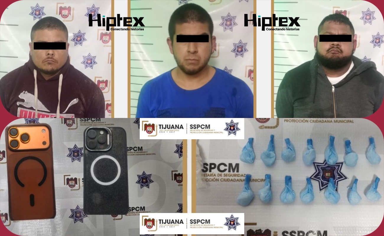 Los detenidos quedaron a disposición de la autoridad competente.