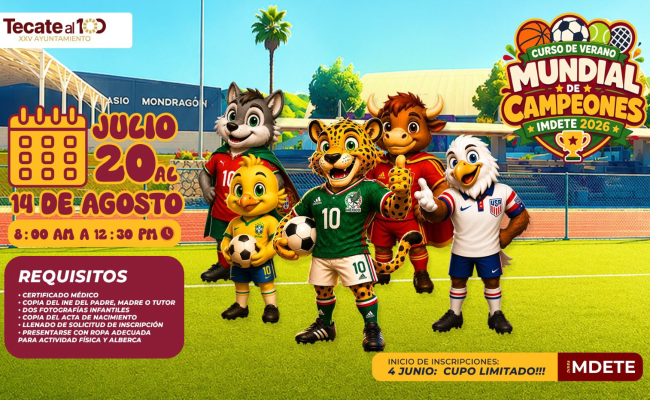 Abren inscripciones para el Curso de Verano IMDETE 2026 “Mundial de Campeones”