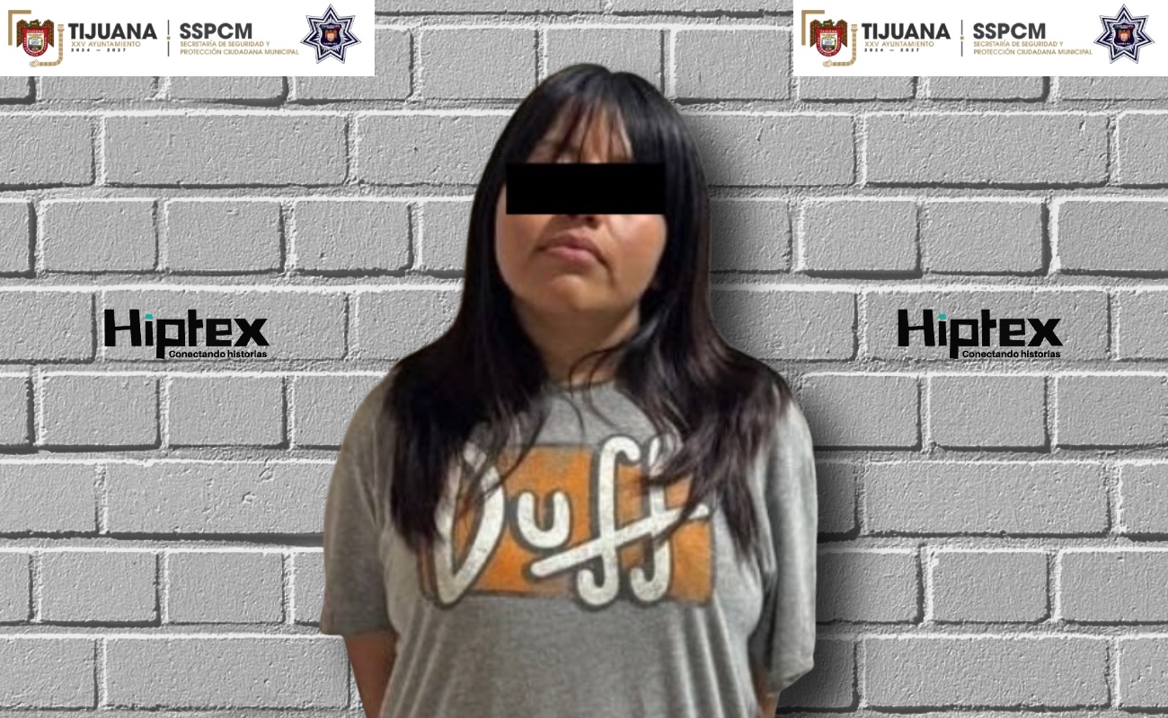 Carmen “N” de 28 años, la detenida.