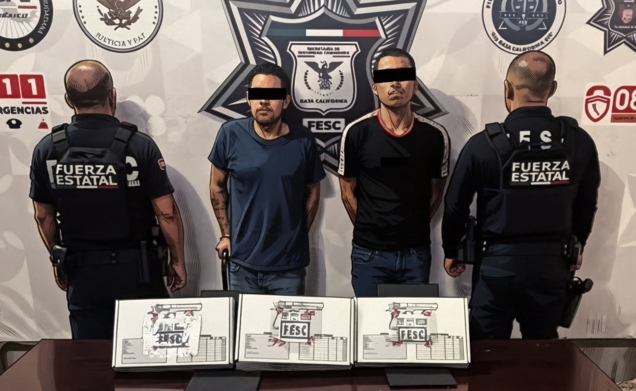 Óscar Alejandro “N” y Salvador “N”, ambos de 23 años, los detenidos.
