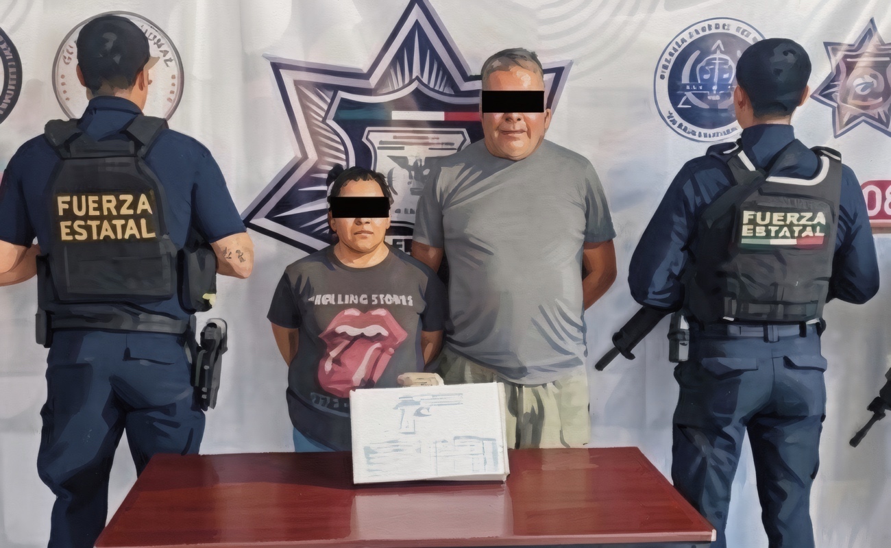 Detienen a pareja en posesión de arma de fuego en  Maneadero