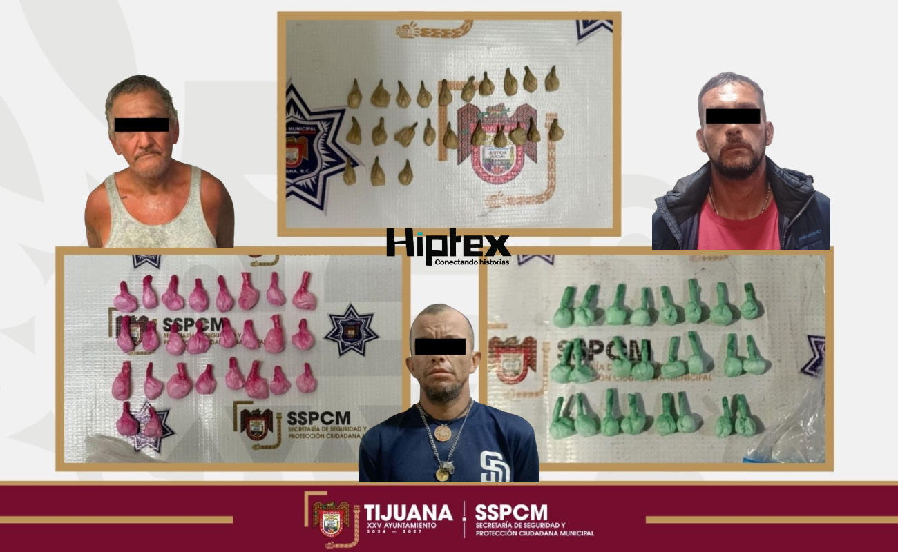 Detiene Policía Municipal a tres personas por delitos contra la salud