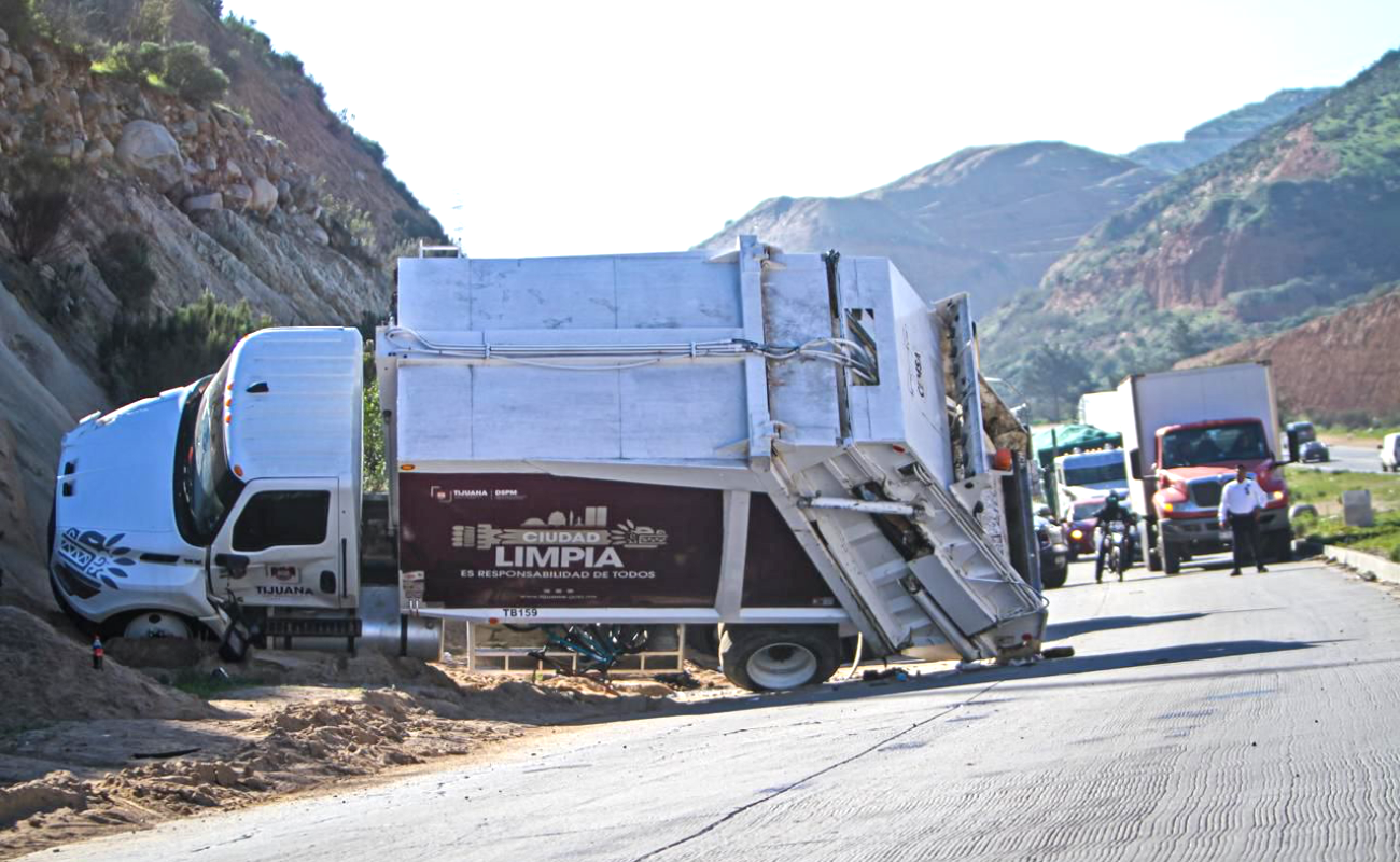 El incidente dejó únicamente daños materiales.
