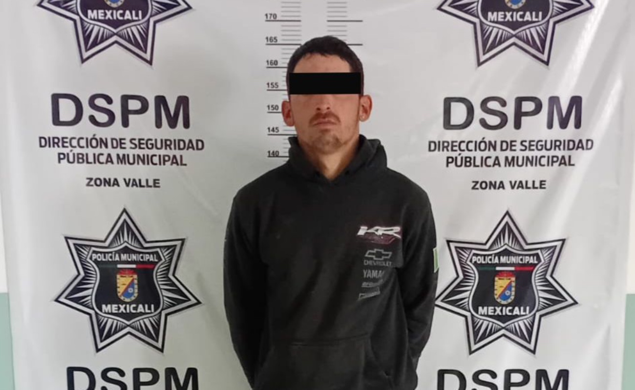 Detienen a prófugo de la justicia en Mexicali