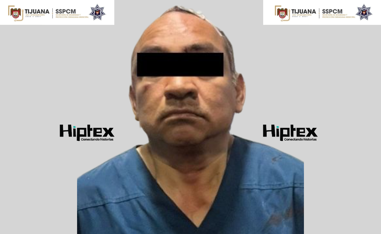 Isaías ‘N’, de 50 años, fue detenido tras golpear a una mujer.