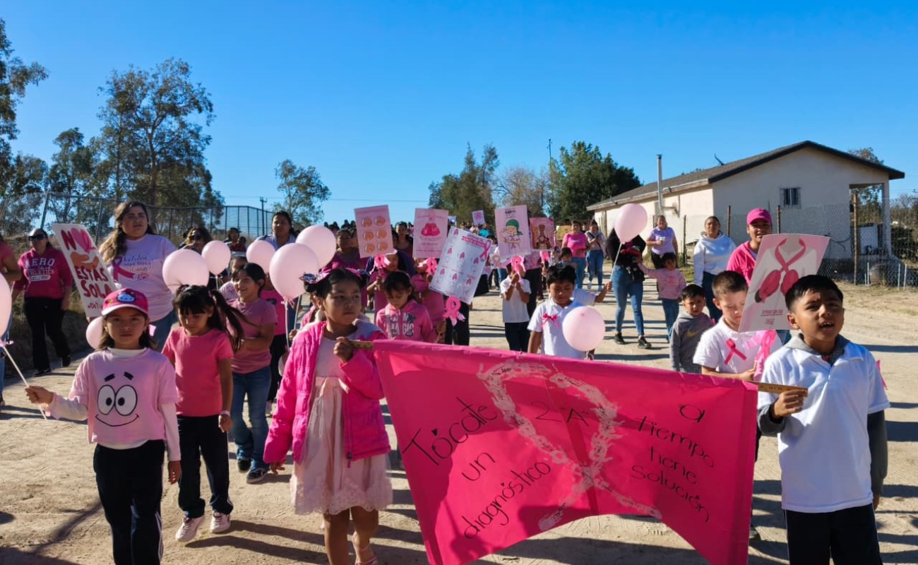 Alumnado, docentes y familias participaron en una jornada de sensibilización en el ejido Mi Ranchito, en Chula Vista.
