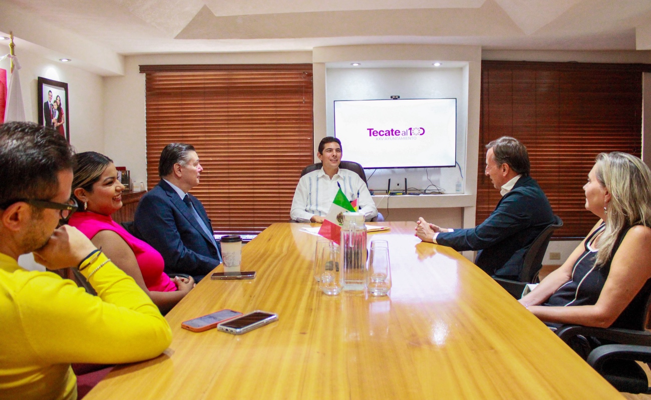 Impulsa alcalde de Tecate nuevos lazos de colaboración con España