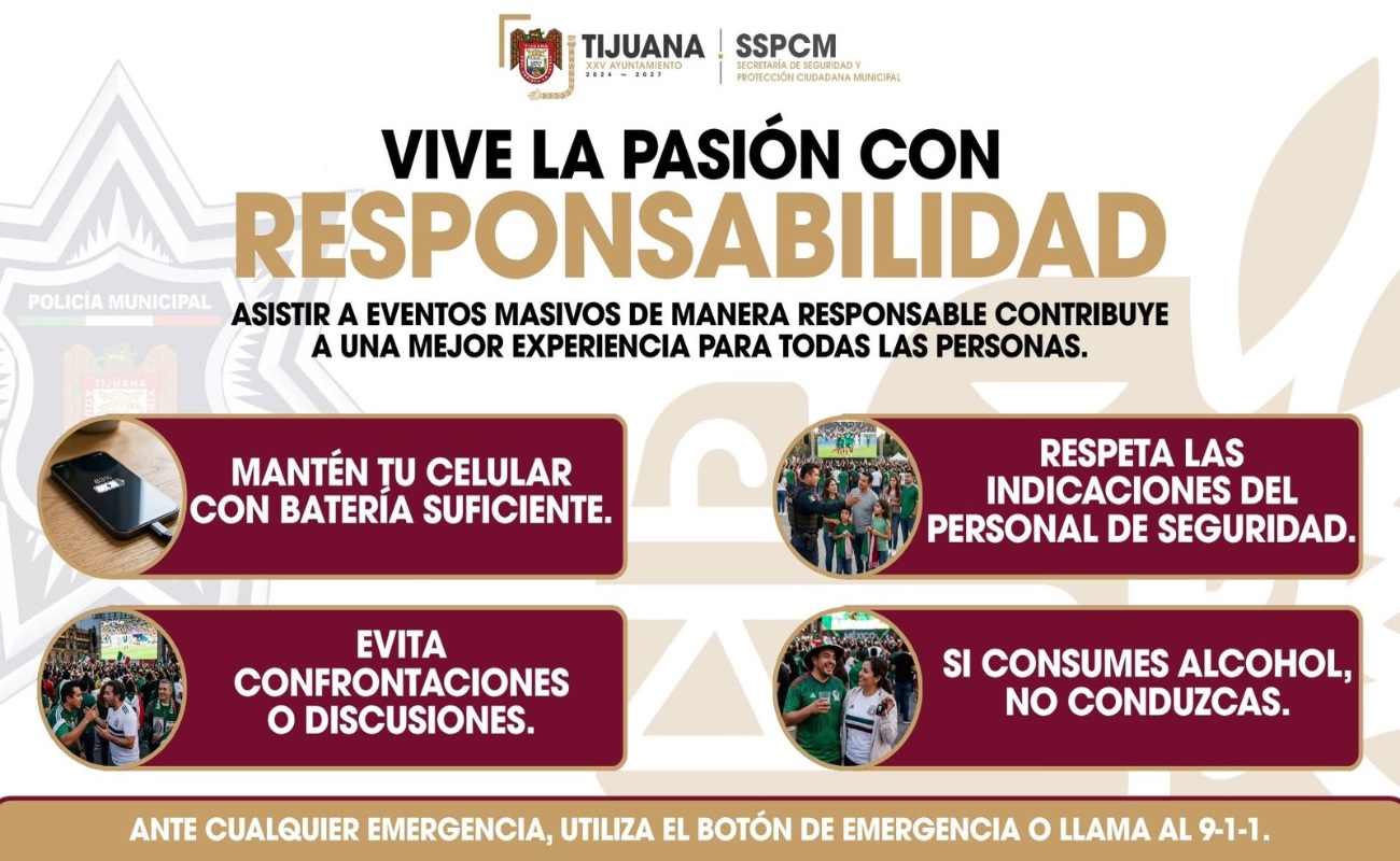 Invitan a disfrutar de este evento deportivo de manera responsable, privilegiando el autocuidado y la prevención.