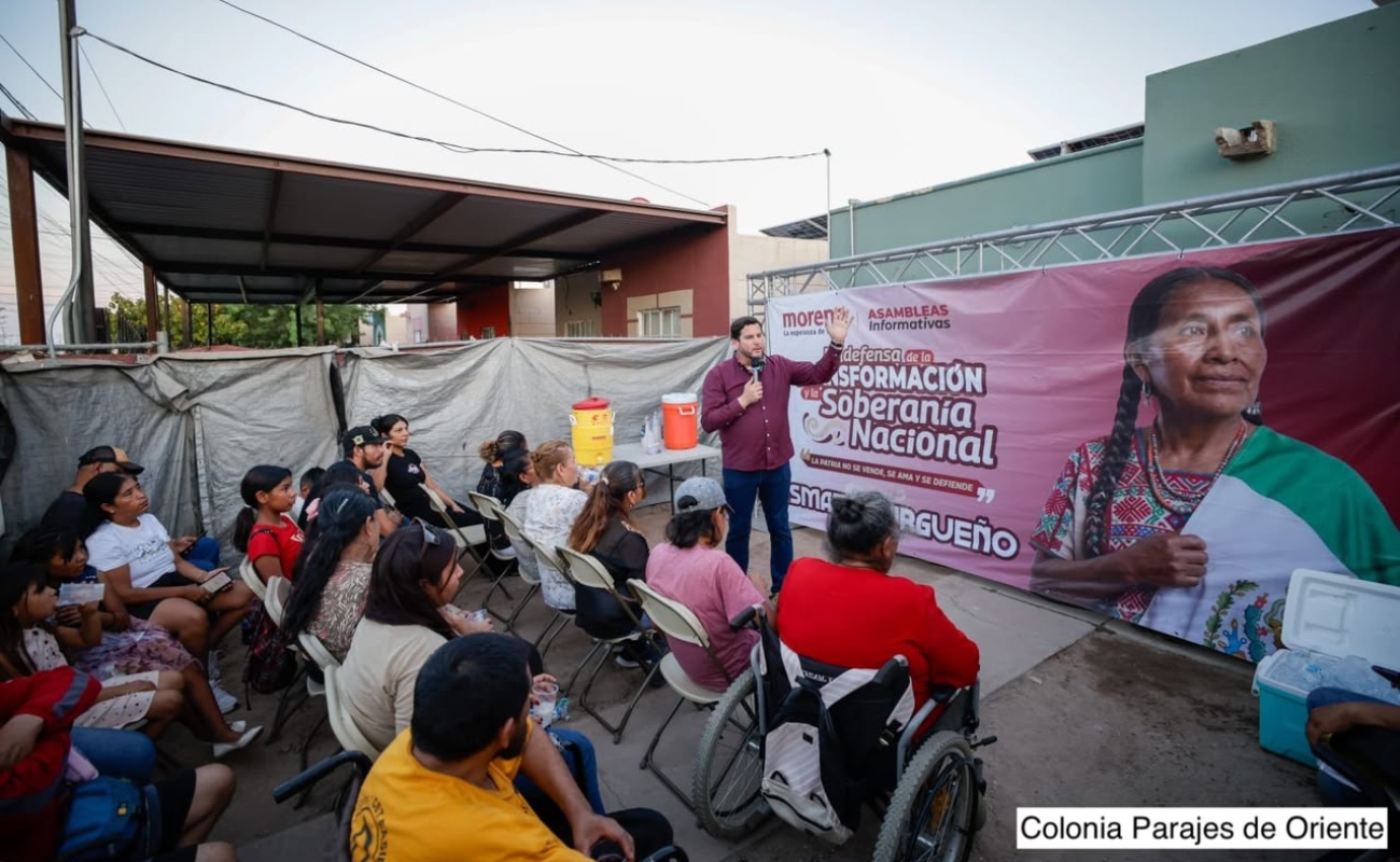 Mexicali recibe a Ismael Burgueño, y se suma a la defensa de la soberanía nacional