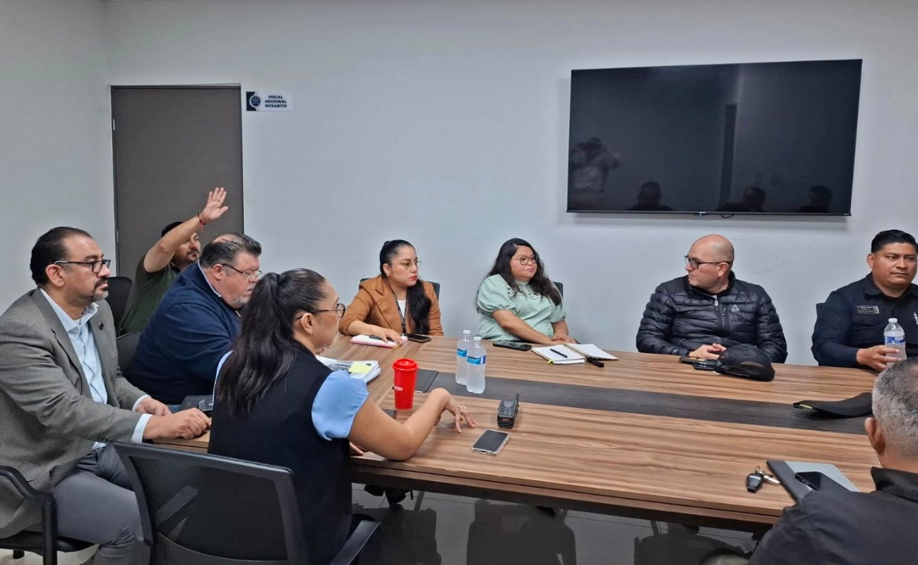 La Fiscalía BC encabezó la reunión de trabajo.