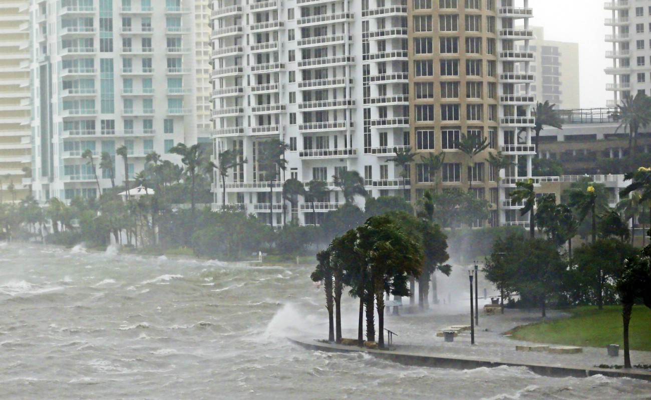 El huracán "Irma" impactó con fuerza esta mañana Florida, con ratas de hasta 250 kilómetros por hora