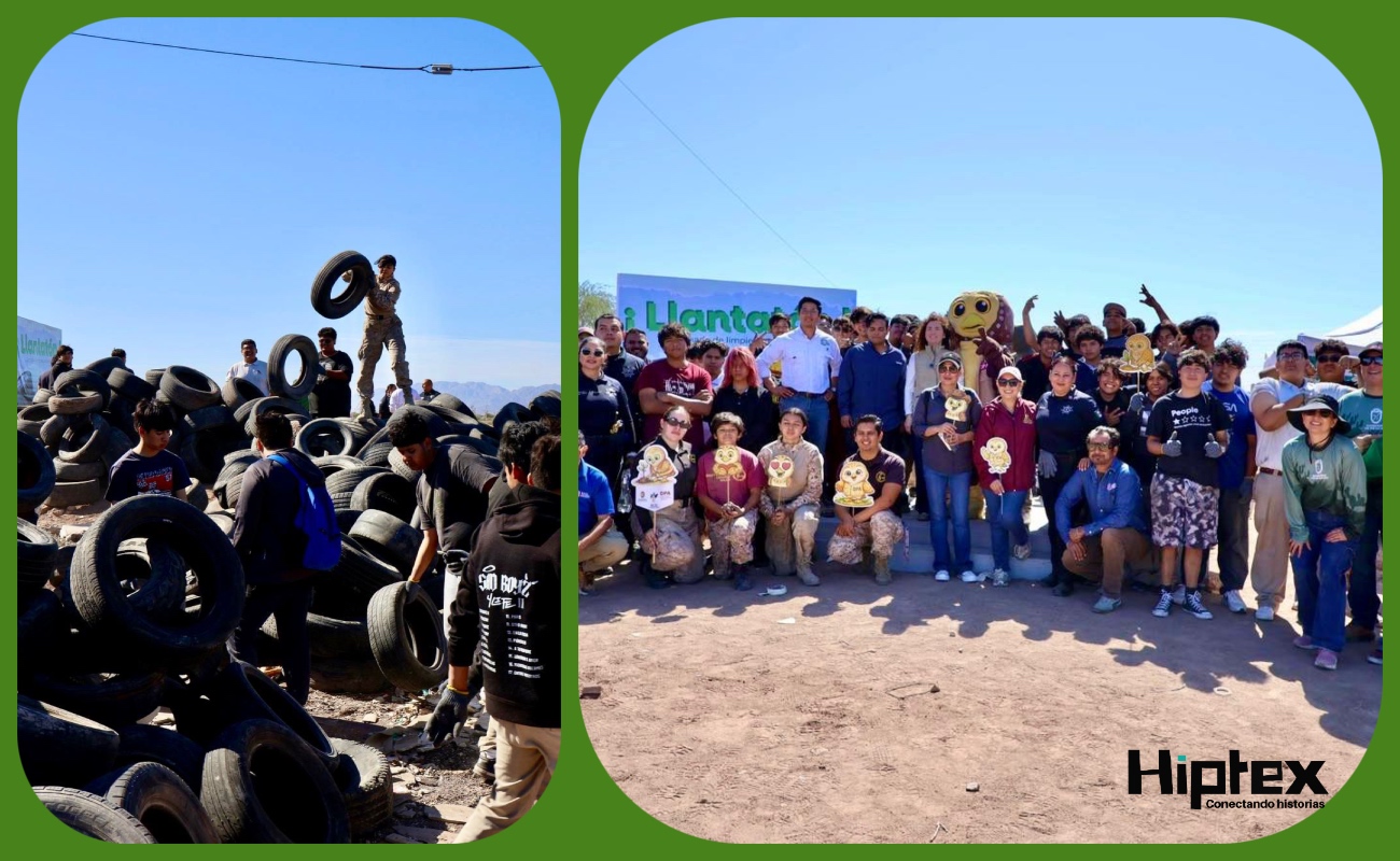 Jornada de recolección de llantas en desuso en Mexicali