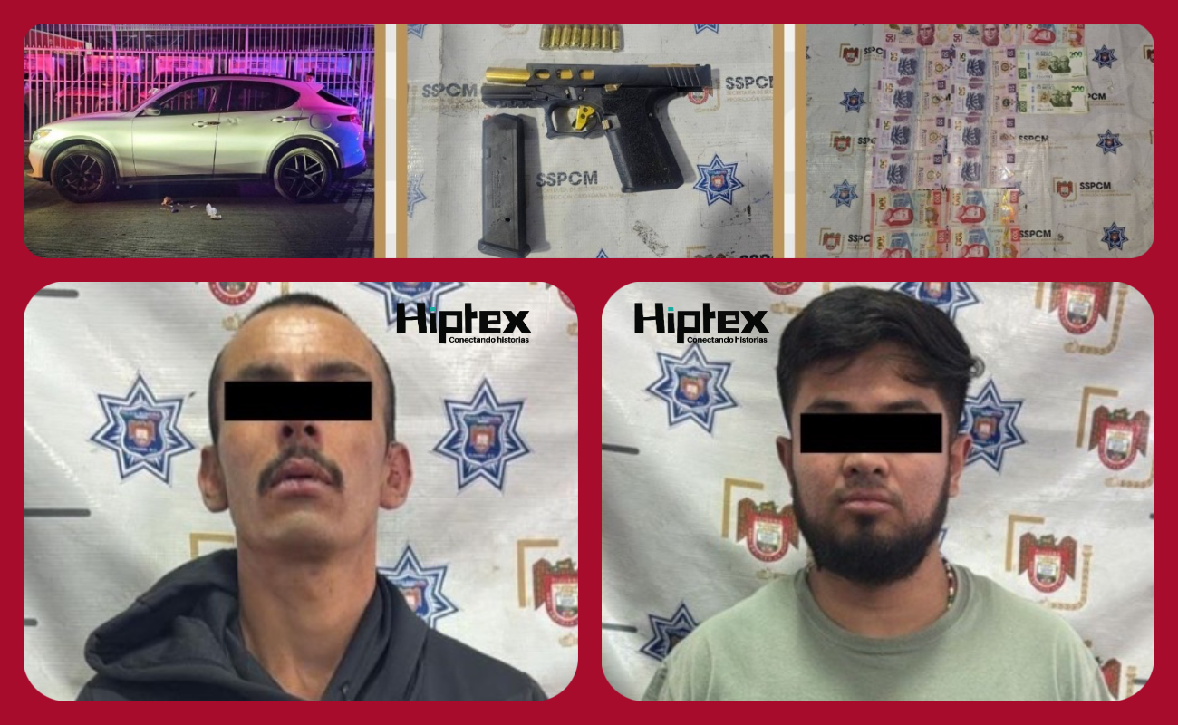 Luis Alfonso “N”, de 52 años, originario de Sinaloa, y Davit “N”, detenidos.