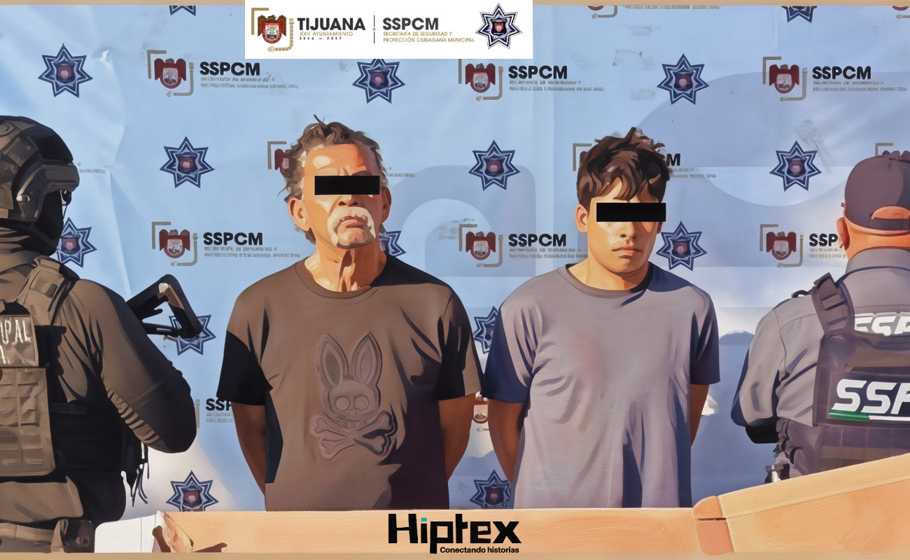Juan Rubén "N", de 57 años de edad, y Julio Alfredo "N" de 23, los detenidos.