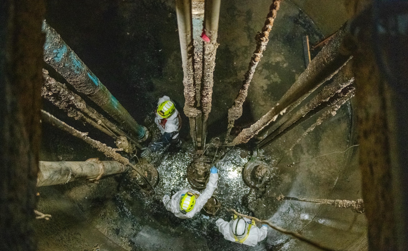 Refuerza CESPT mantenimiento y limpieza en cártamos para prevenir fallas en el drenaje