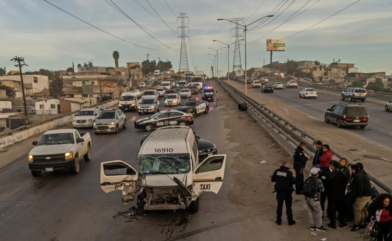 Dos lesionados fueron trasladadas a un hospital.