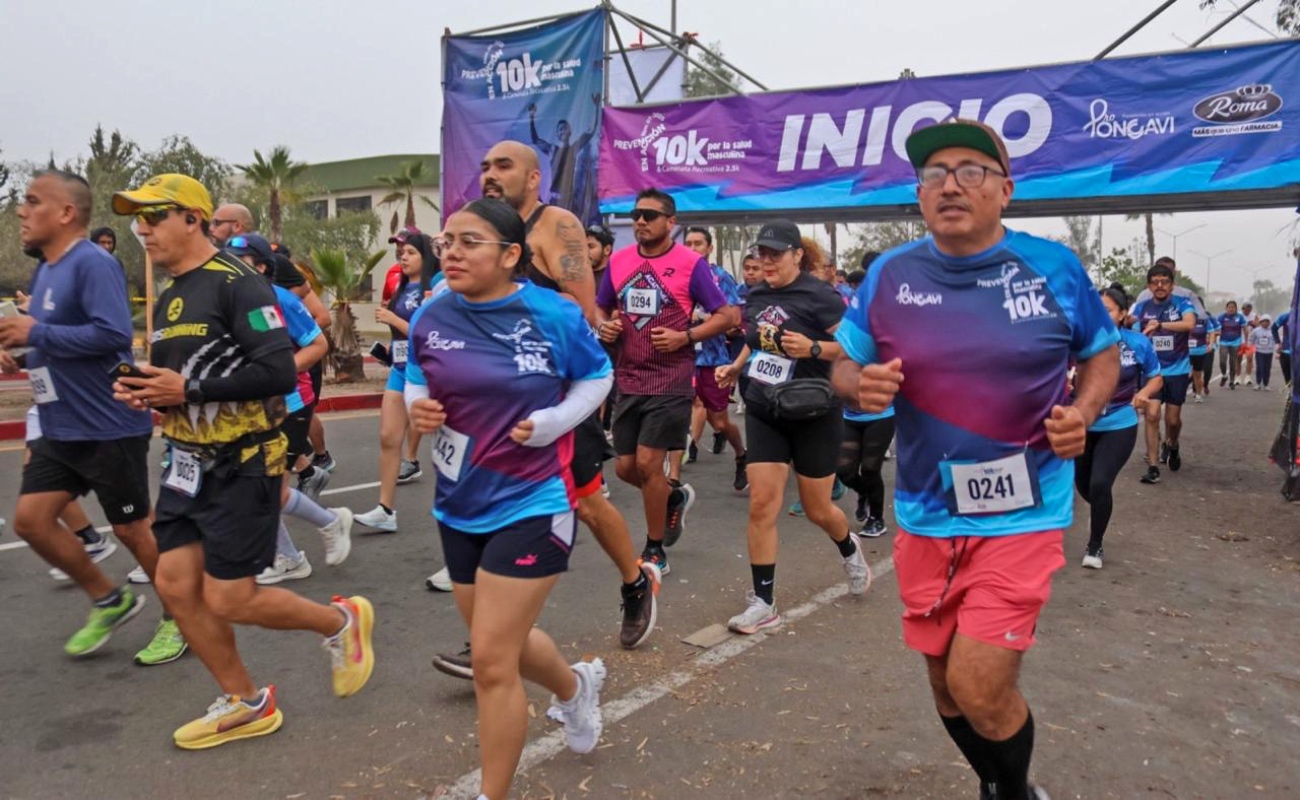 Corren por la salud masculina