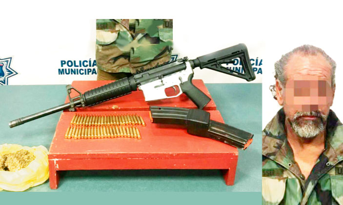 Traía un fusil “mata policías” al ser detenido