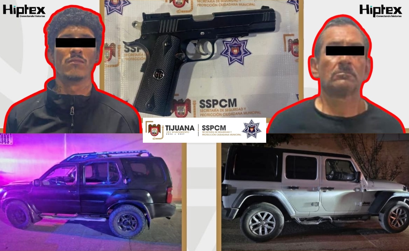 Mario ‘N’, de 51 años, y Alexis ‘N’, de 30 años, los detenidos.