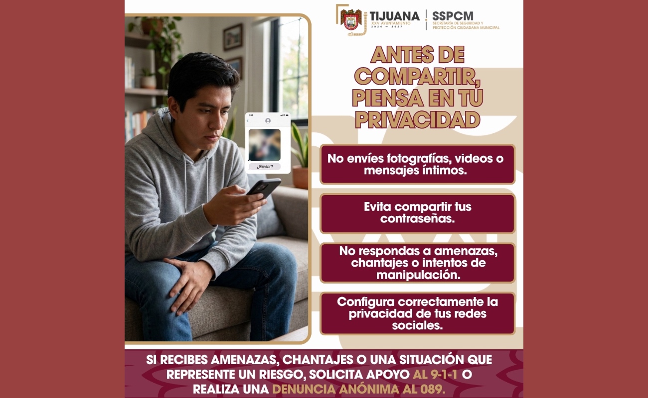 El propósito de prevenir situaciones relacionadas con el intercambio de contenido íntimo.