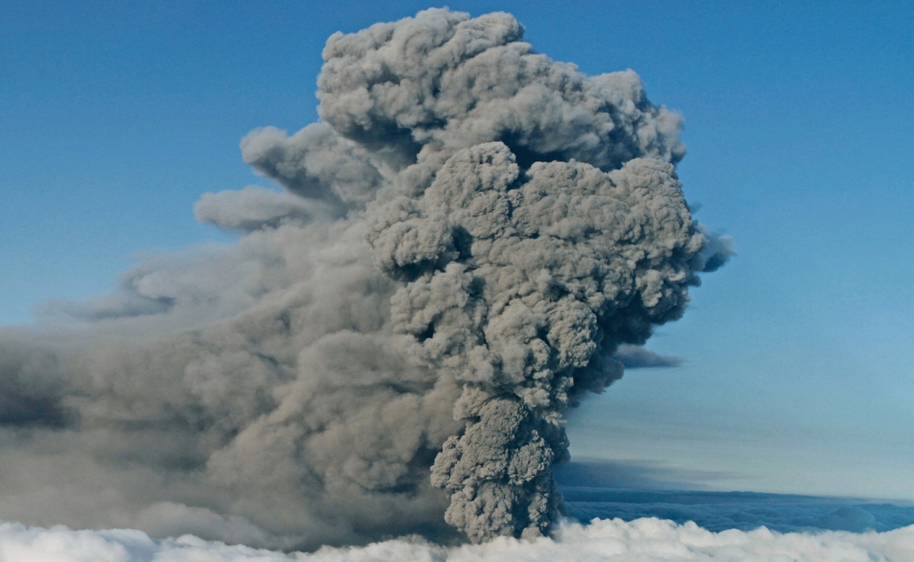 La erupción del Hayli Gubbi generó densas columnas de ceniza que alcanzaron varios países del Mar Rojo.