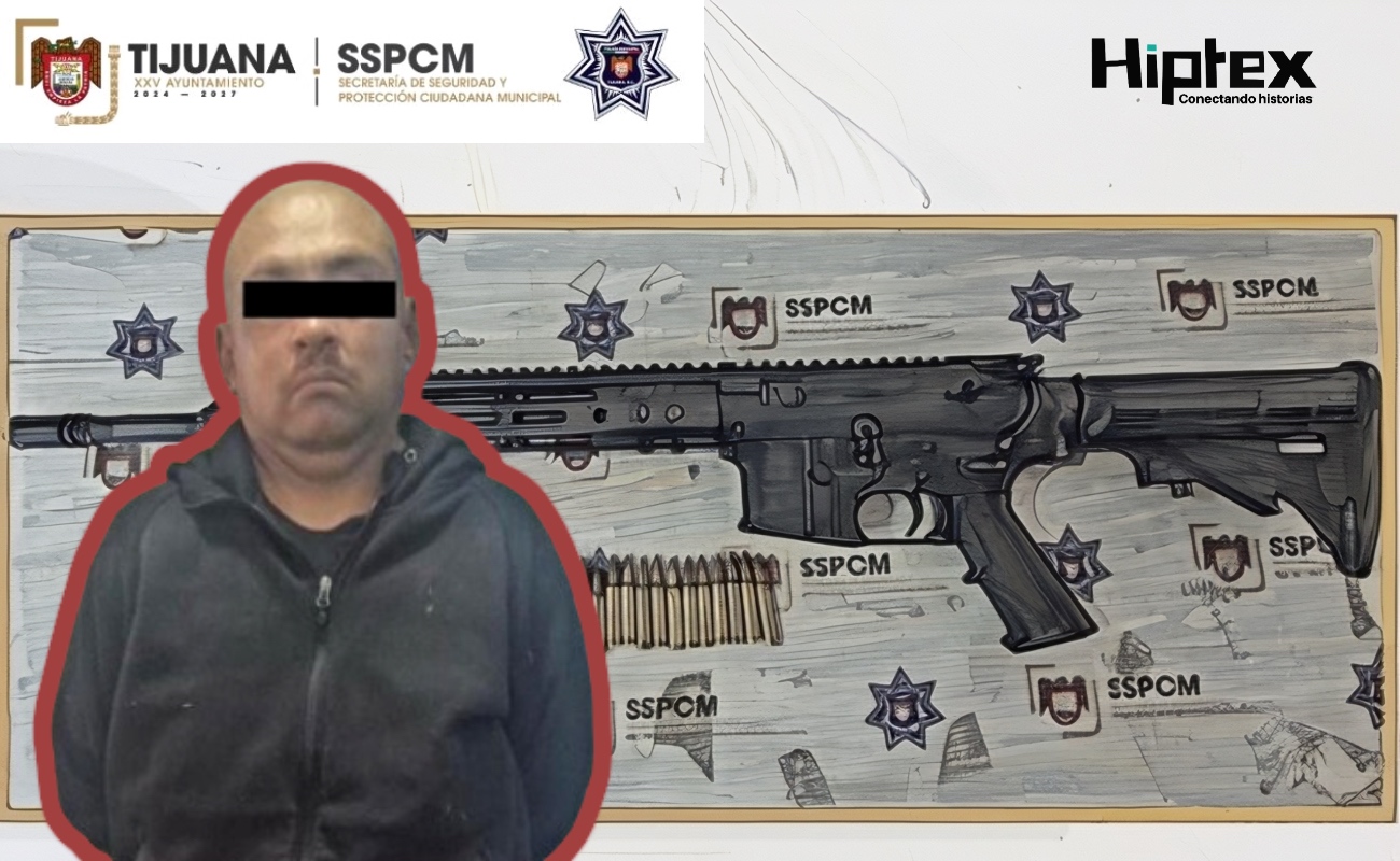 Juan Antonio ’N’ y el arma asegurada.