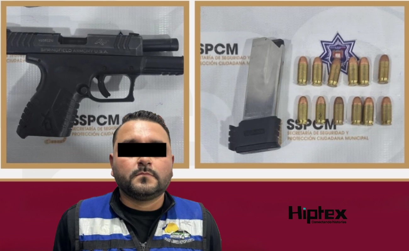 Fue puesto a disposición de la FGR.