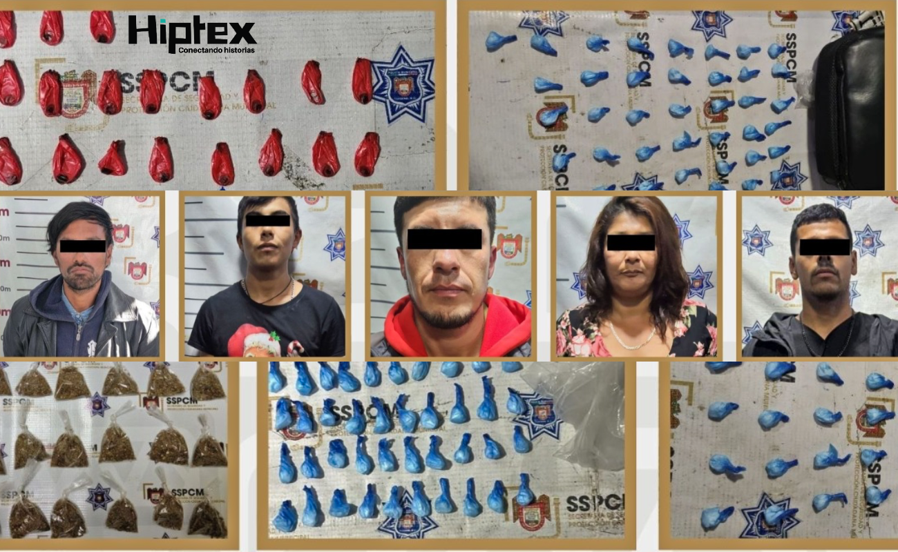 Los detenidos y la droga quedaron a disposición de la autoridad.