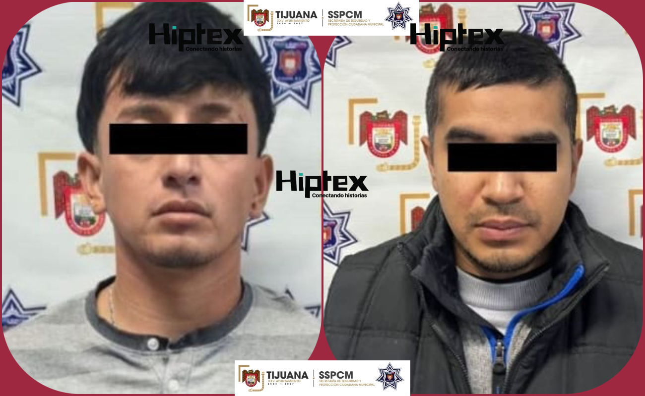 Los detenidos fueron puestos a disposición de la Fiscalía BC.