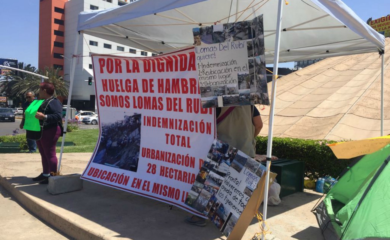 Tras la huelga de hambre de colonos de Lomas del Rubí, esperan una respuesta de la autoridad municipal.