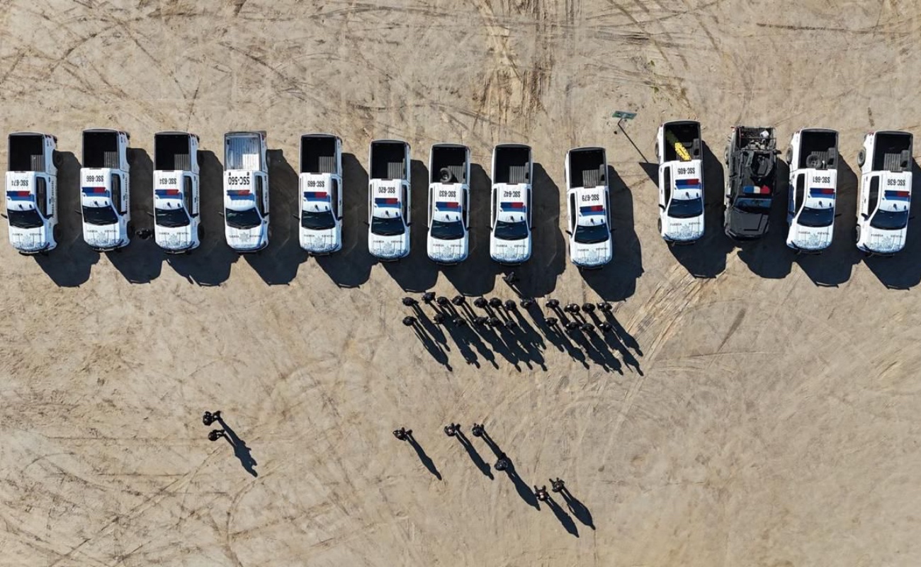 Fuerzas Especiales de Seguridad de Baja California coordinan labores.