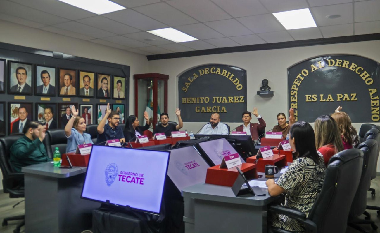 Tecate aprobó acuerdos para regularizar predios, facilitar créditos a trabajadores y ofrecer estímulos fiscales.