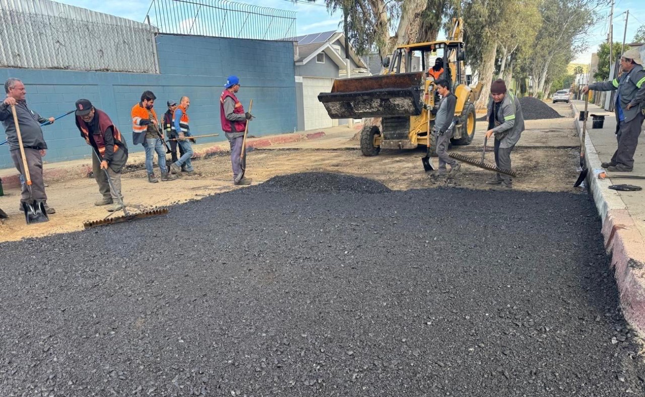 XXV Ayuntamiento realizó el bacheo de calles de varias delegaciones de la ciudad.