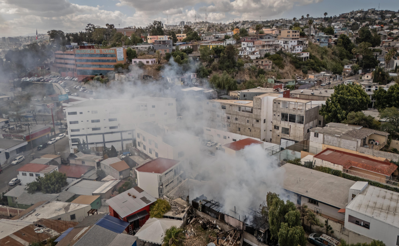 Un total de trece bomberos sofocaron el siniestros.