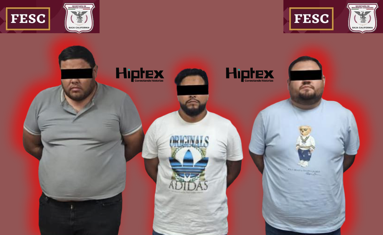 Los detenidos fueron puestos a disposición de la FGR.