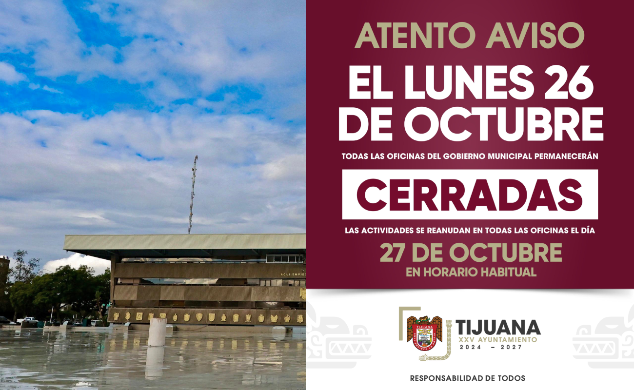 Las labores se reanudan el el martes 27 de octubre.
