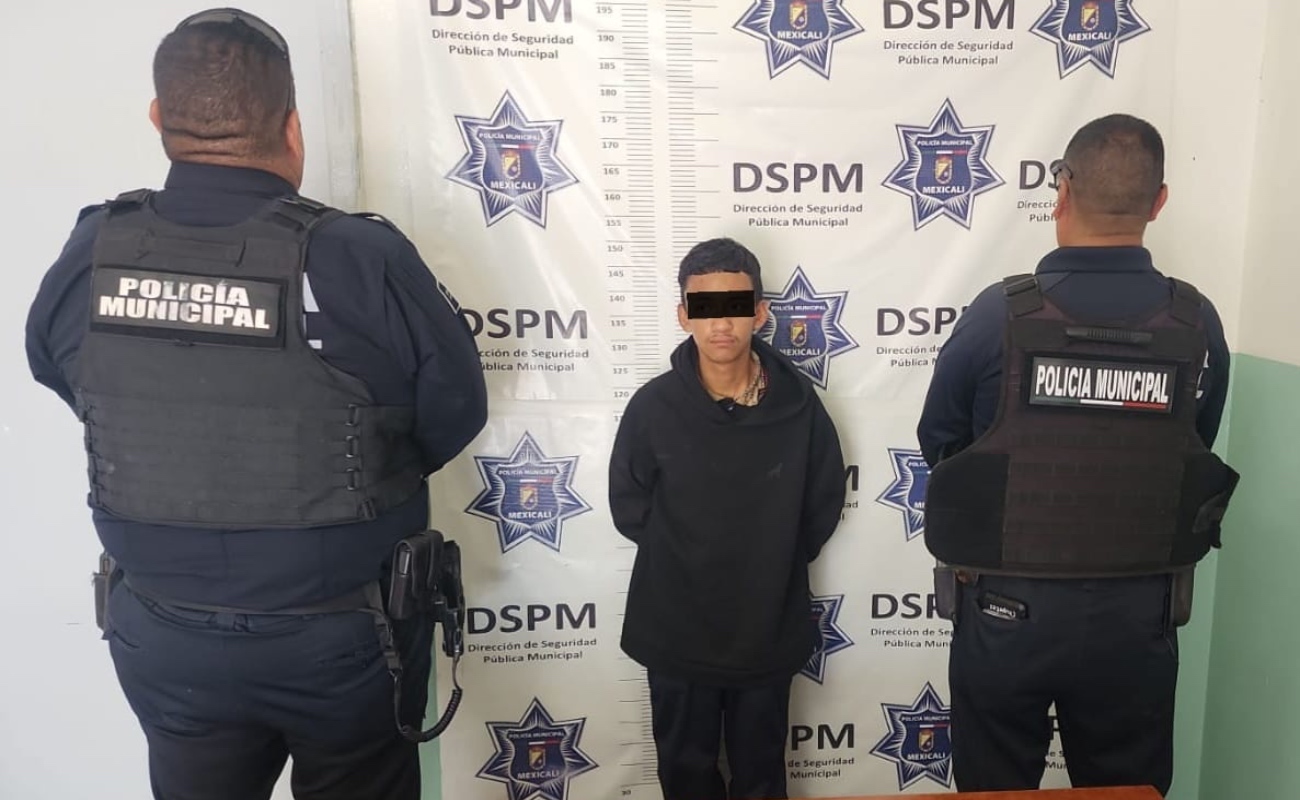 Captura Policía municipal a “El Coquena”, por robo