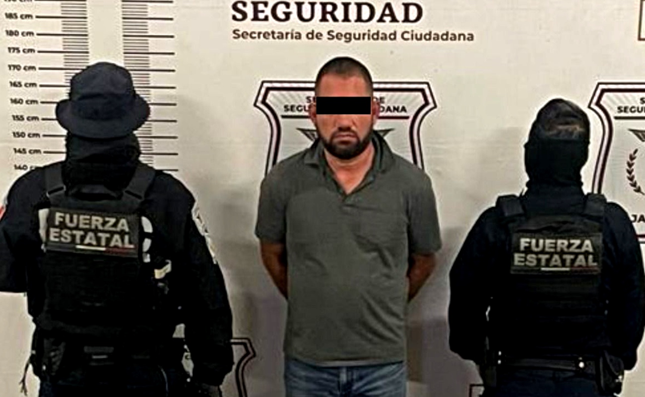José Antonio “N”, de 40 años de edad, el detenido.