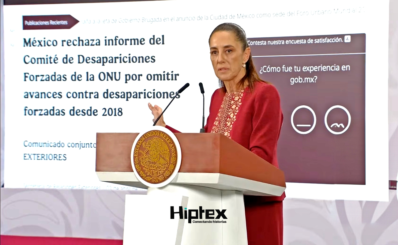 Para Claudia Sheinbaum el reporte de la ONU sobre desaparición forzada es una “crítica al gobierno de México”