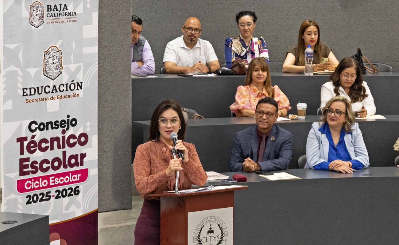 La Secretaría de Educación de Baja California capacitó a la Comunidad Profesional de Aprendizaje Estatal (CPAE) para la Séptima Sesión Ordinaria del Consejo Técnico Escolar (CTE).