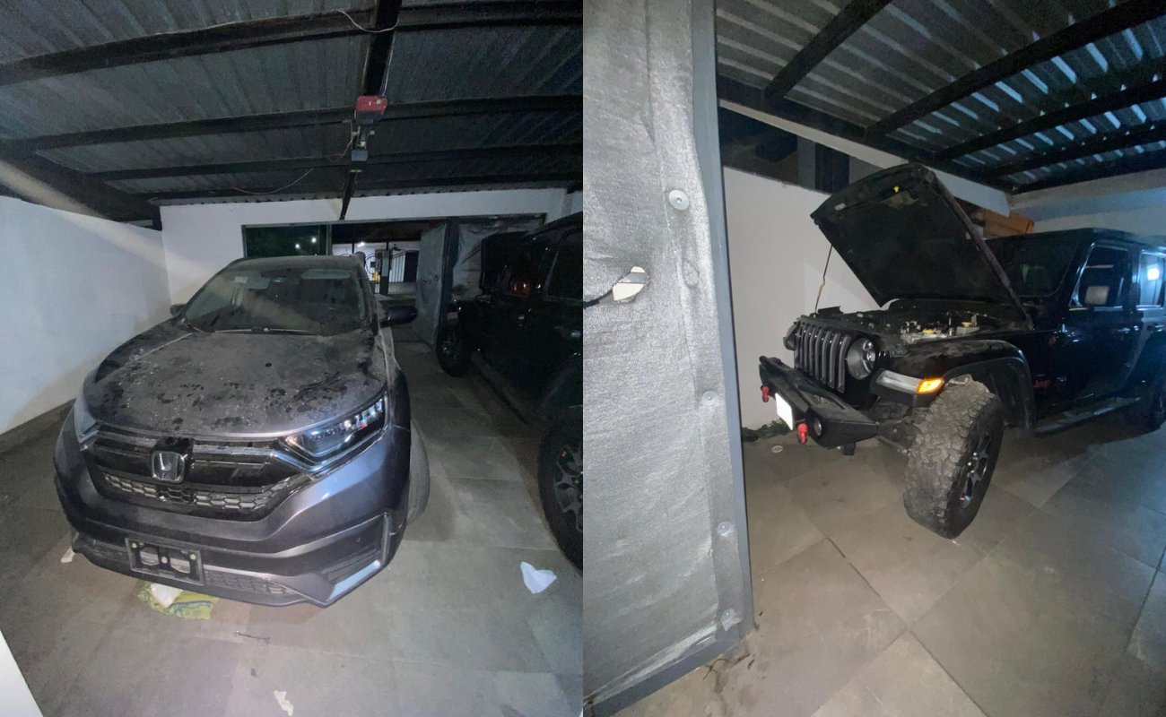 Cateo en Villas del Real permite recuperar cuatro vehículo robados