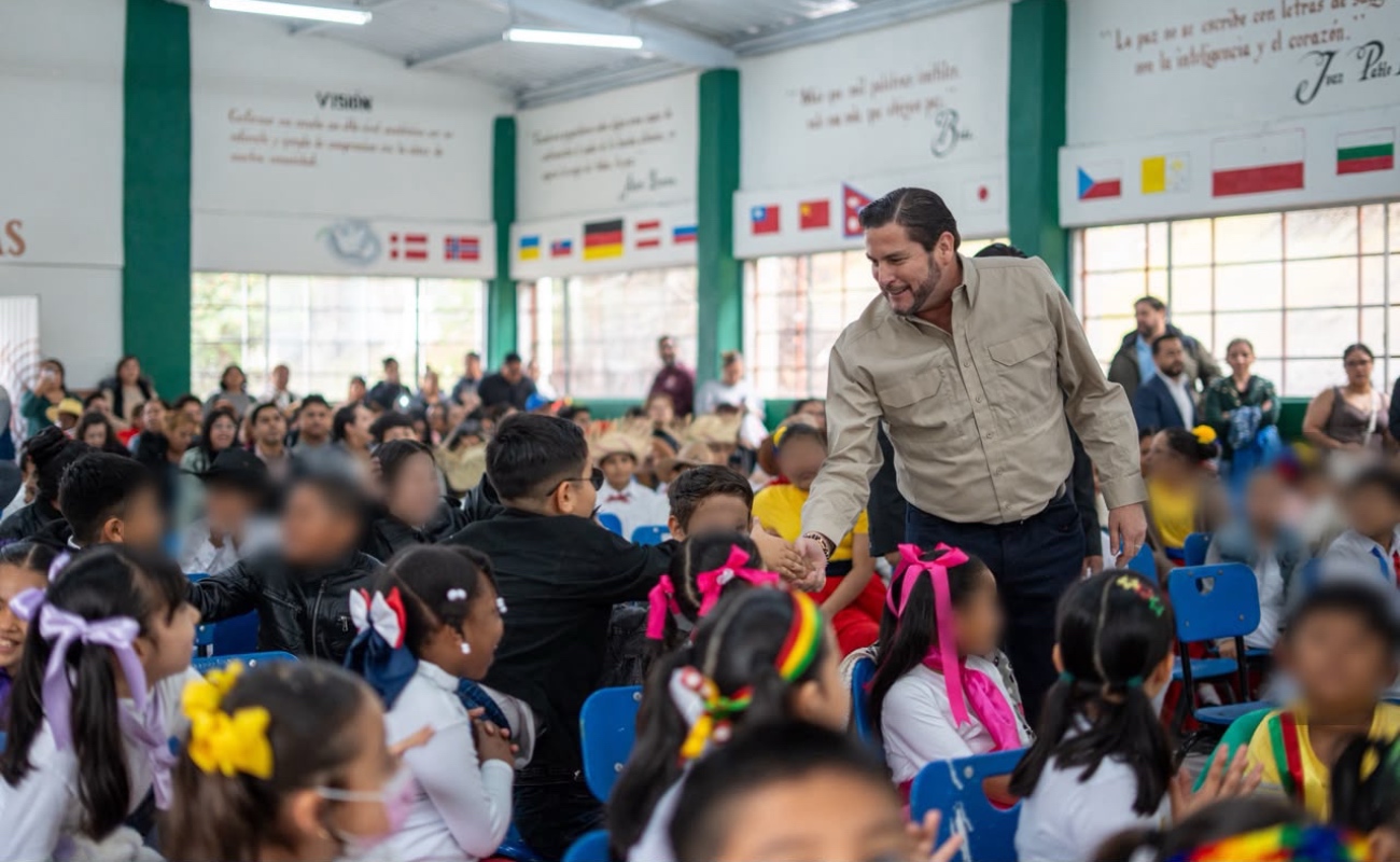 Encabeza Ismael Burgueño conmemoración del Día de las Naciones Unidas en escuela primaria