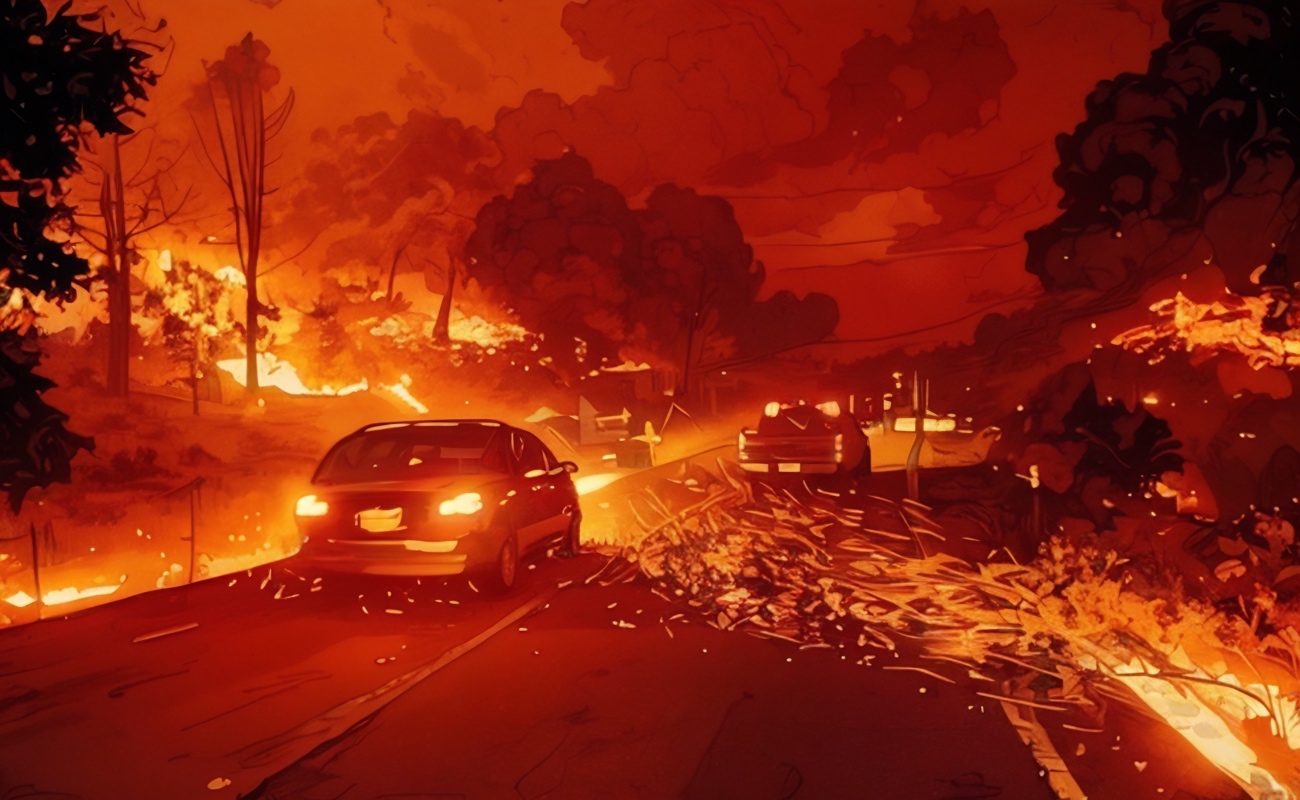 Los incendios forestales en Los Ángeles, los tornados en el Medio Oeste y las tormentas severas en el Sur.