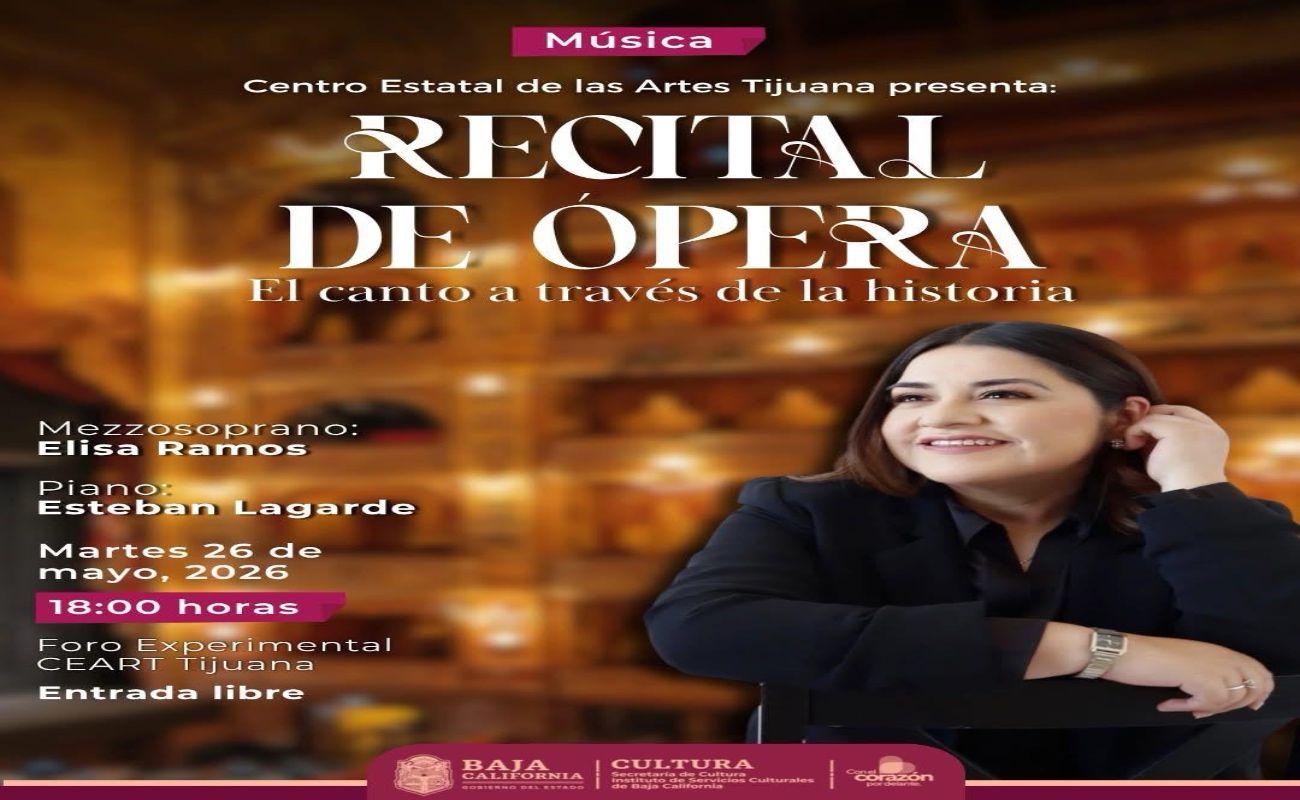 El recital ofrecerá un recorrido musical por distintas épocas y estilos que han marcado la evolución del canto lírico.