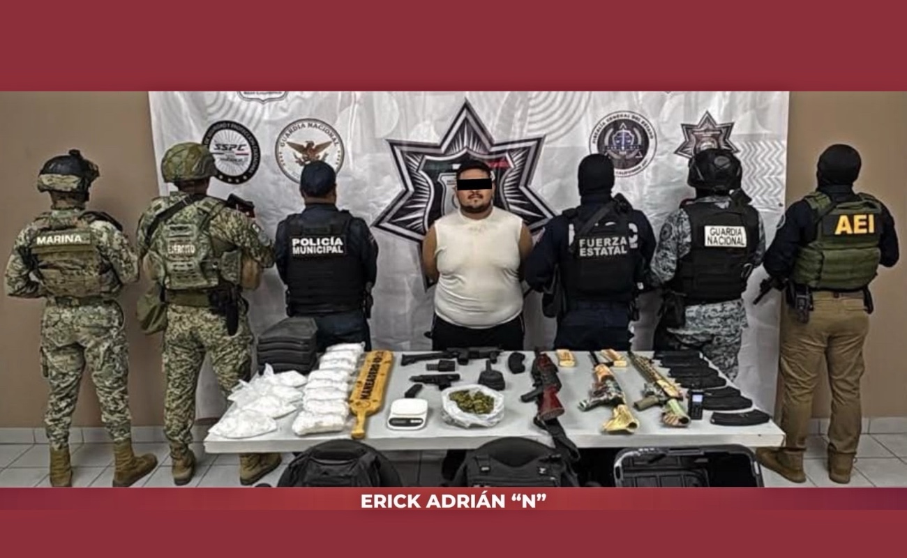 Cae “El Pepón”, presunto operador de grupo crimina en Ensenada