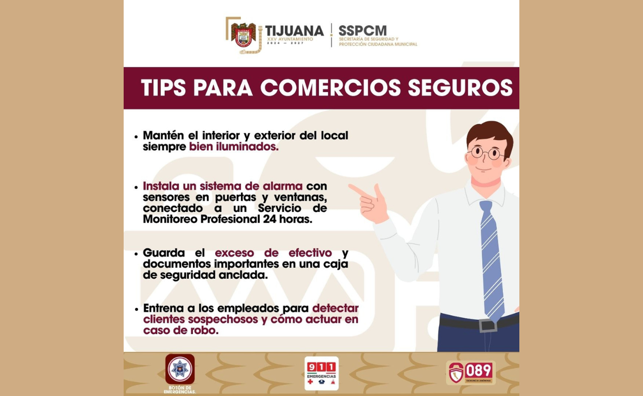 Se enfatiza la importancia de la denuncia oportuna y la descarga de la aplicación “Botón de Emergencia”.