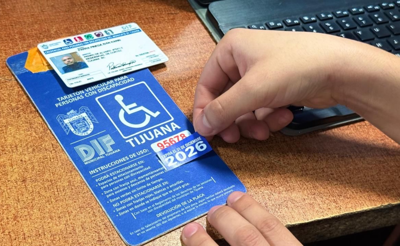 Inicia DIF Tijuana el trámite de renovación de engomado 2026 del tarjetón de discapacidad