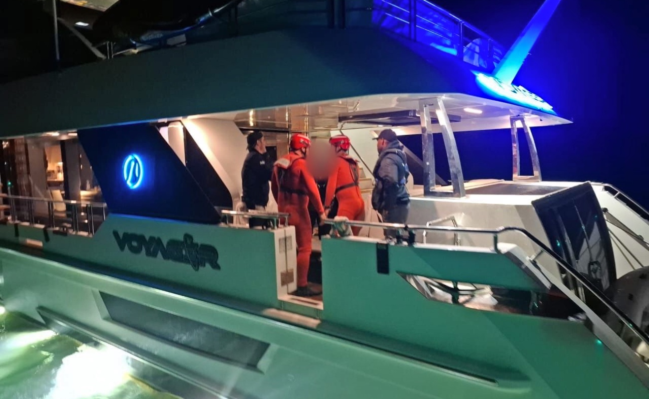 Rescata Marina a cinco tripulantes a bordo de un yate con vía de agua al Sur de Ensenada